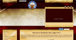 Desktop Screenshot of bradentonelks1511.org